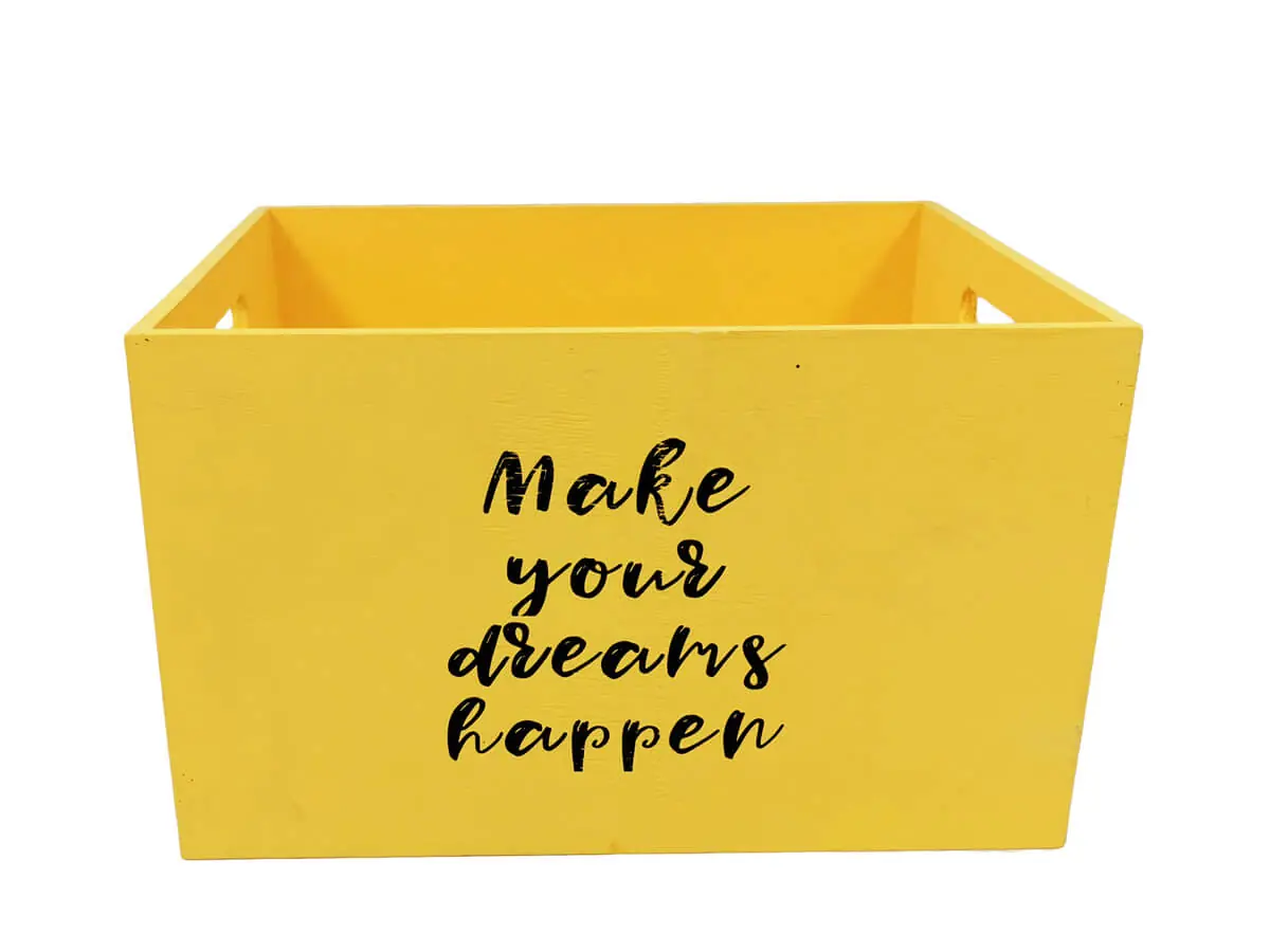 Eco-Friendly Unfinished Nautical Wooden Box Print Letters Rectangle Paulownia Wooden Box For Storage