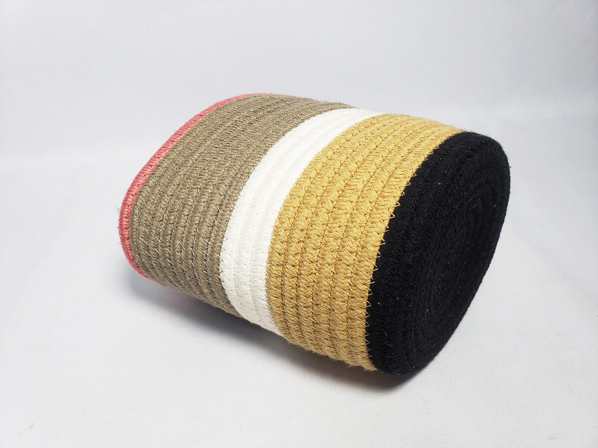 Custom Colorful Handmade Woven Cotton Rope Bag, Artbag, Handbag Manufacturer