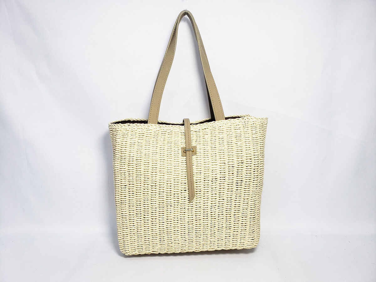 Custom Handmade Woven Paper Bag, Artbag, Woven Shoulder Bag, Handbag Manufacturer
