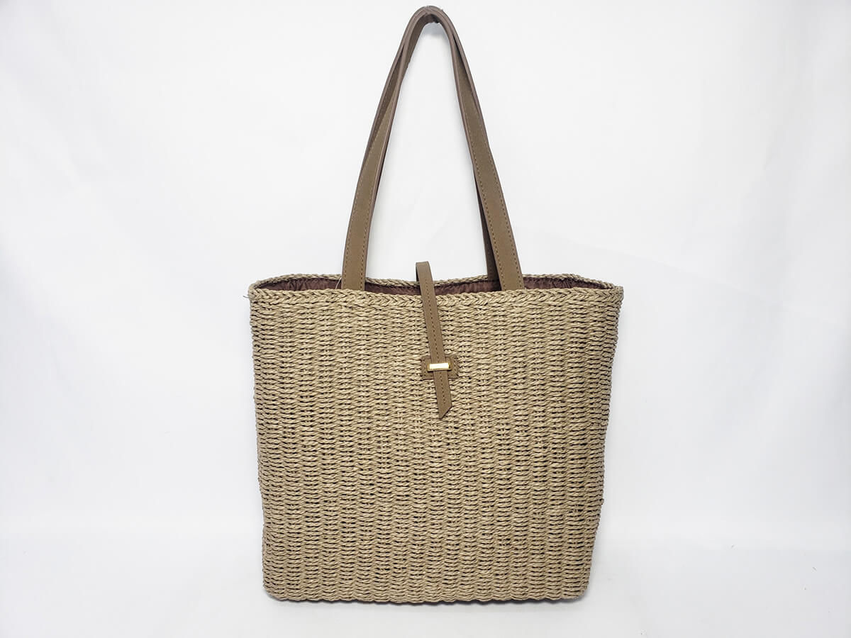 Custom Handmade Woven Paper Bag, Artbag, Woven Shoulder Bag, Handbag Manufacturer
