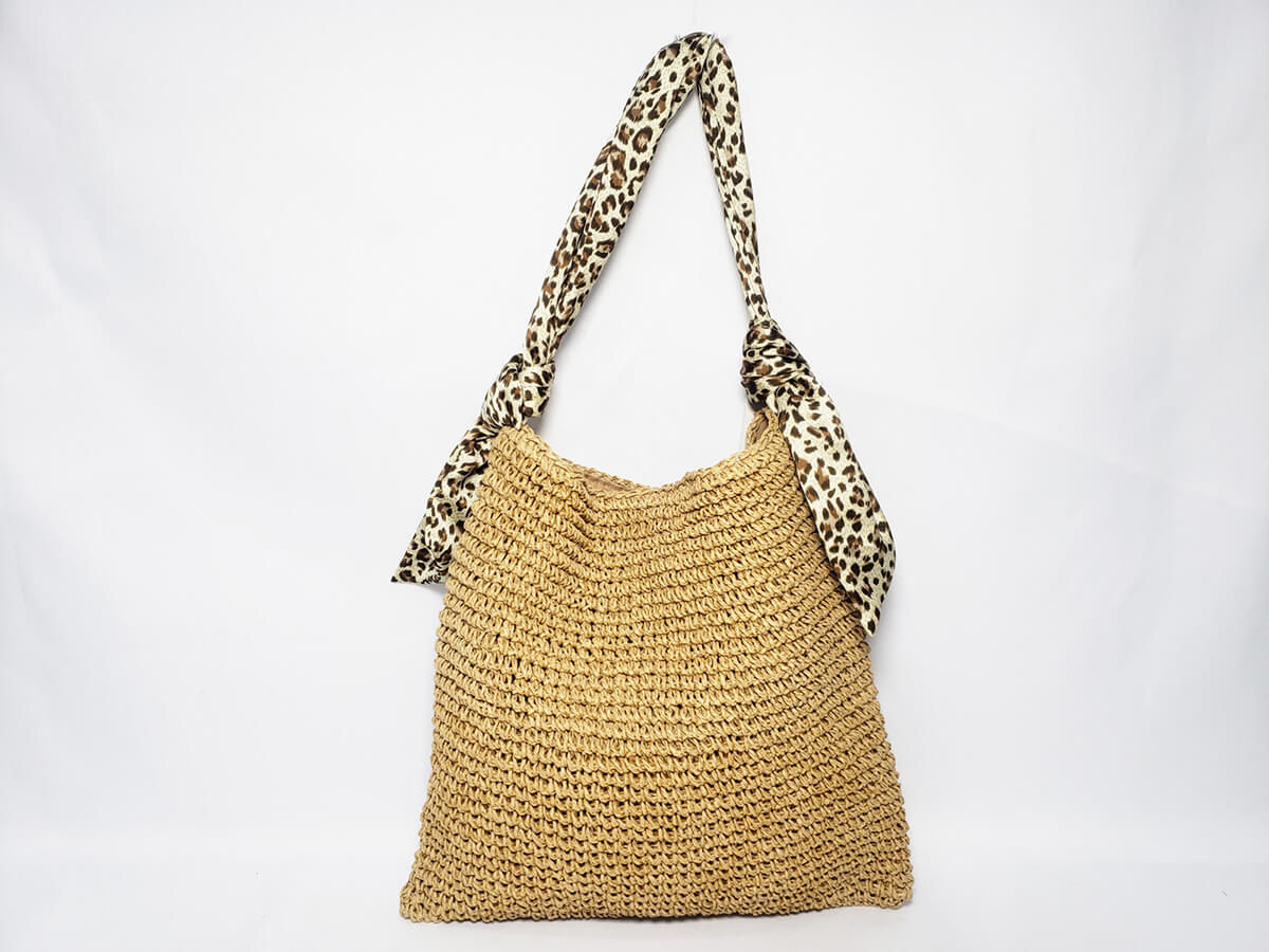 Custom Handmade Woven Paper Crochet Bag, Artbag, Woven Shoulder Bag, Handbag Manufacturer