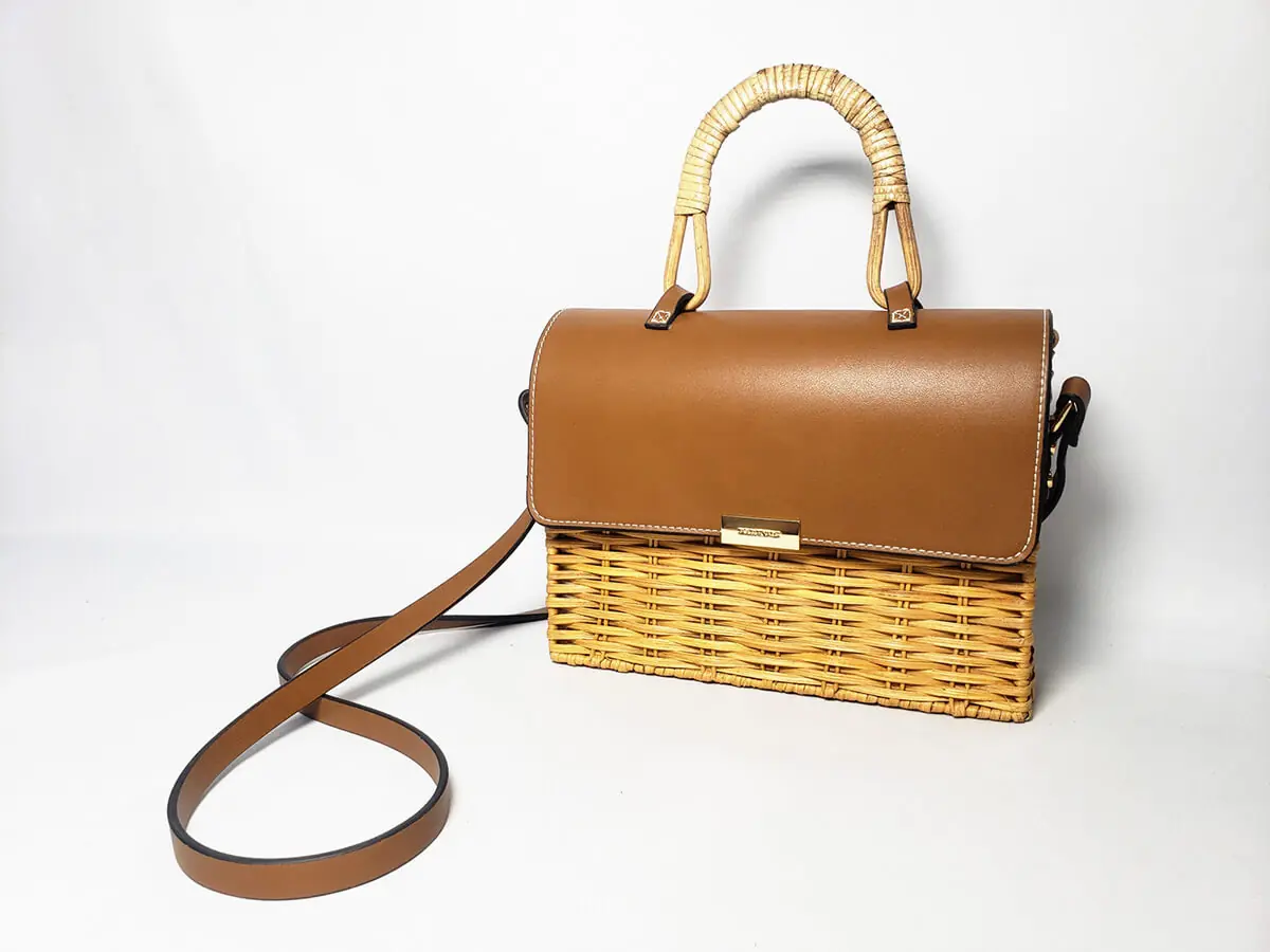 Custom Handmade Woven Rattan Bag, Artbag, Woven Shoulder Bag, Handbag Manufacturer