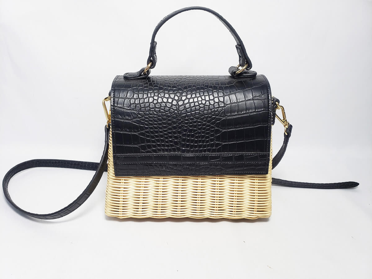 Custom Handmade Woven Rattan Bag, Artbag, Woven Shoulder Bag, Handbag Manufacturer