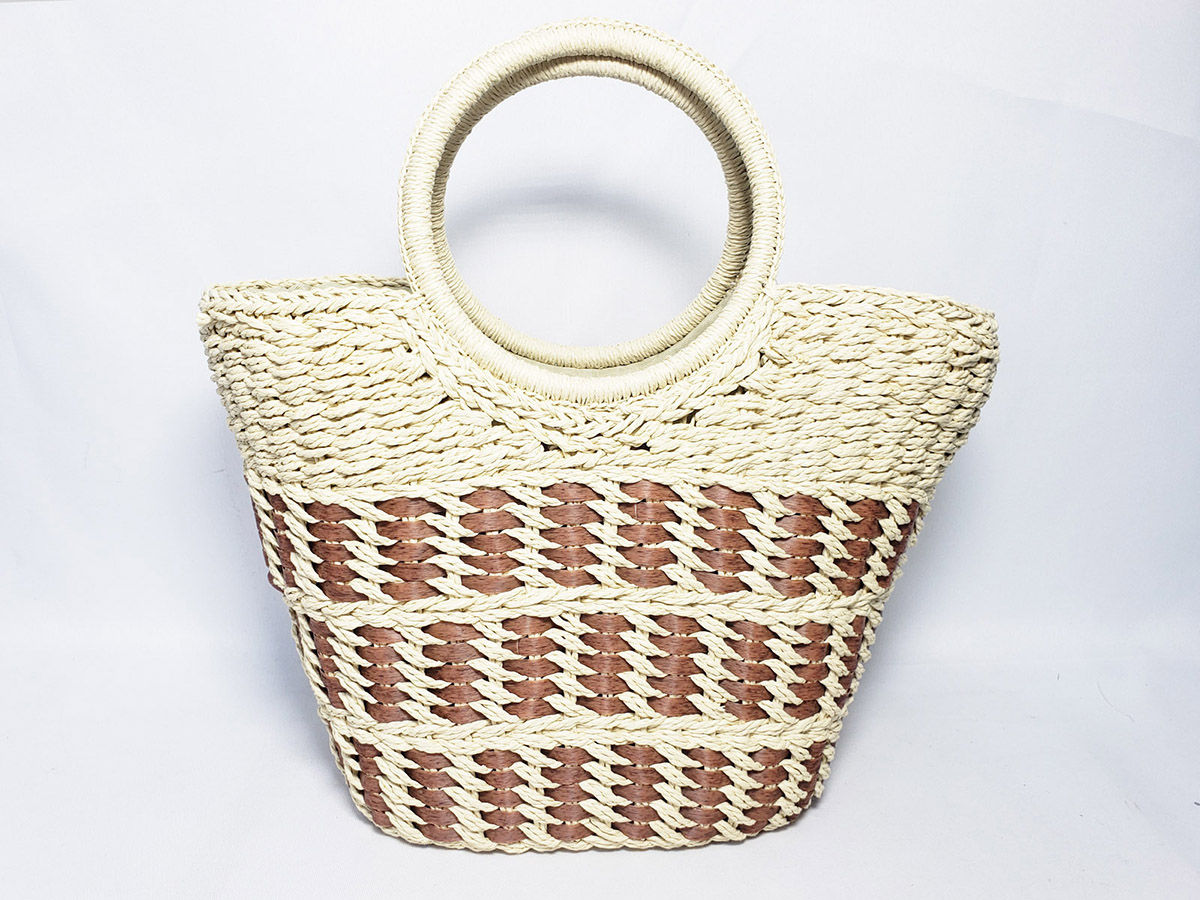 Custom Handmade Woven Paper Ropes Bag, Artbag, Handbag Manufacturer