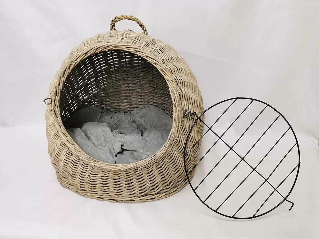 Wicker Pet House, Pet Nests, Dog And Cat Beds, Comfortable Cat Sleep Pet Nest