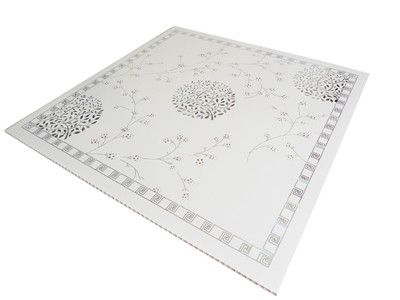 Sistema de suspensión de panel de PVC - Ancho: 603 mm - Azulejos de