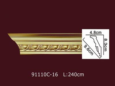 Cornisa ligera de la decoración del techo de la pared del perfil de la