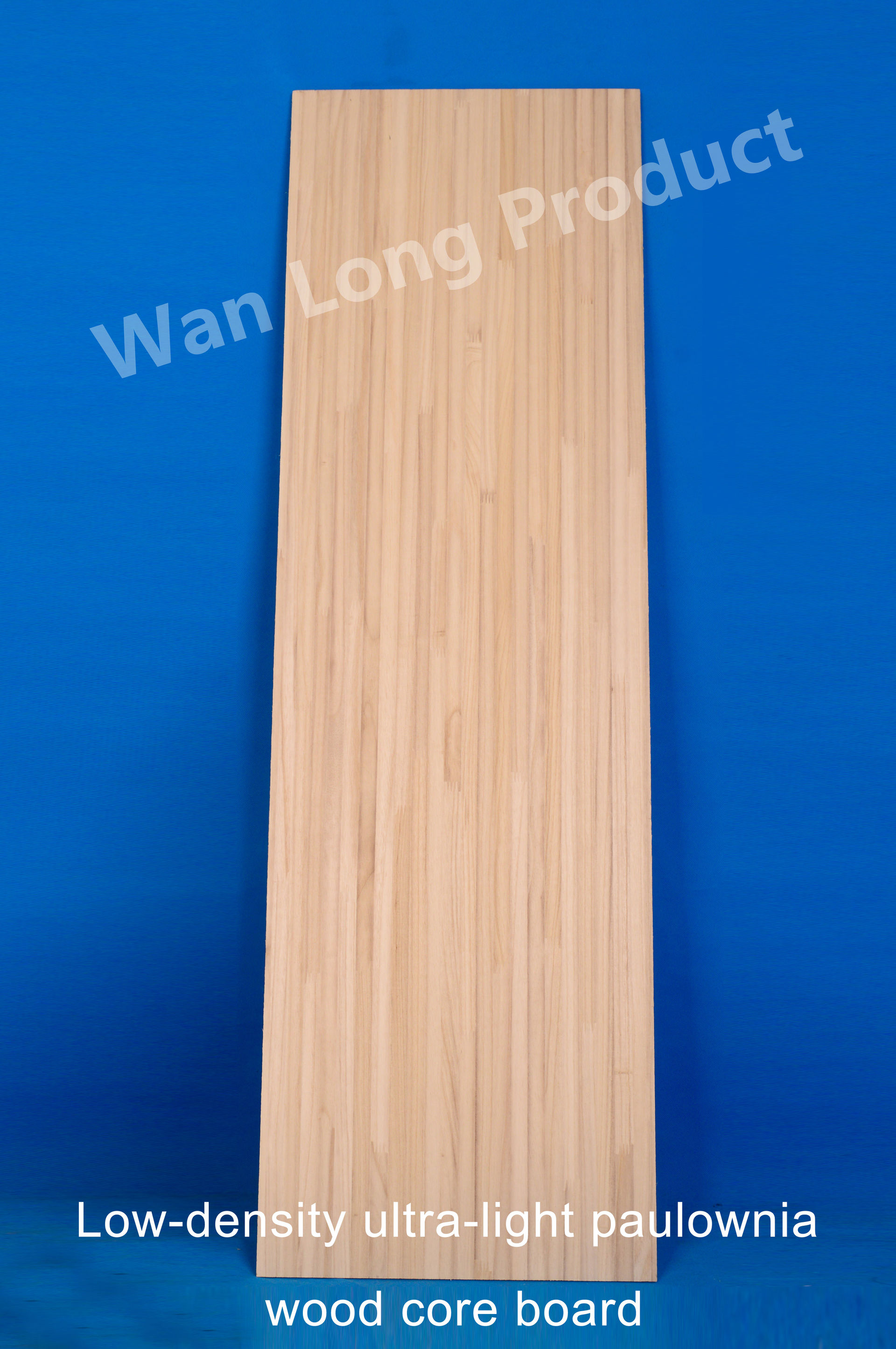 Low-density ultra-light paulownia wood core board