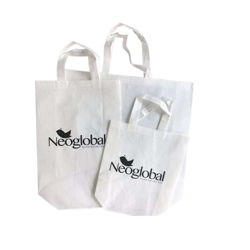 Water soluble nonwoven bag