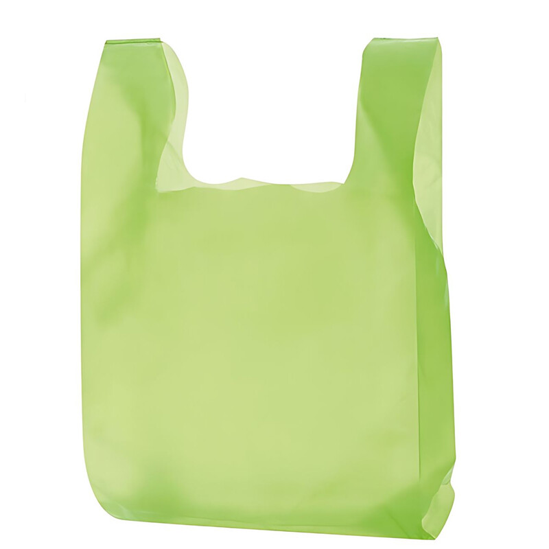 Water soluble nonwoven fabric T-shirt bag