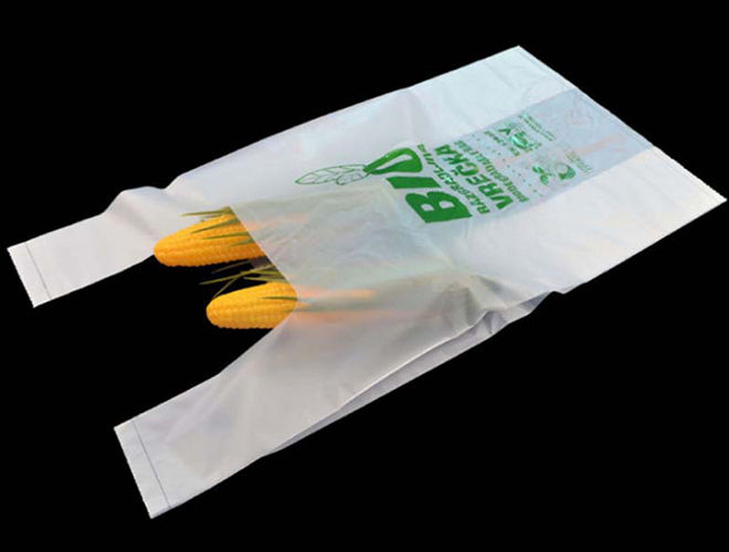 PLA Biodegradable T-shirt Bag