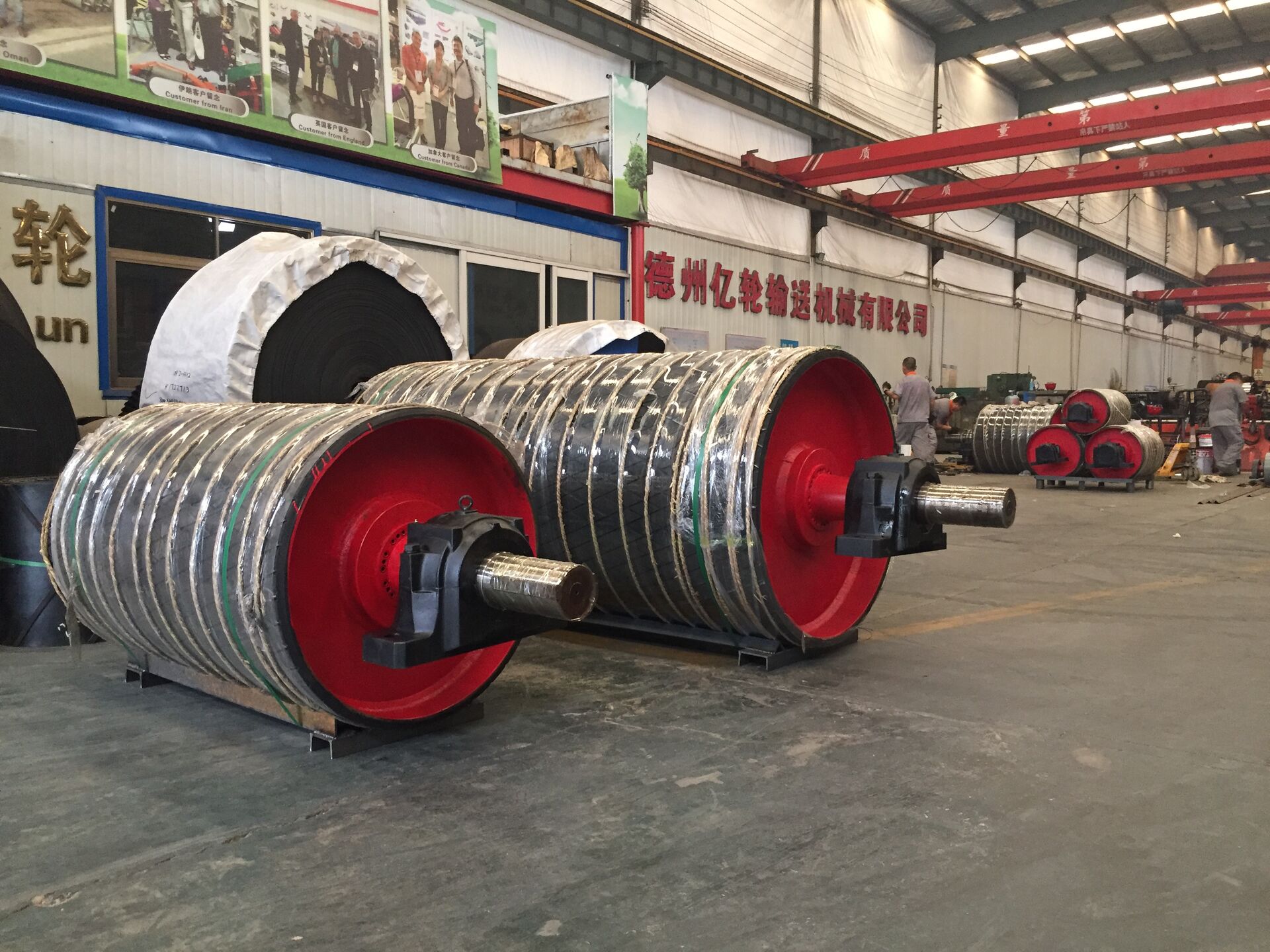 приводной барабан с муфтами