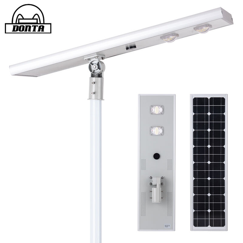 可调角度微波感应太阳能路灯一体化