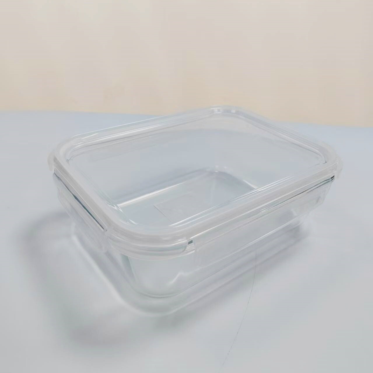 矩形钢化玻璃食品容器(13oz, 22oz, 35oz, 51oz)