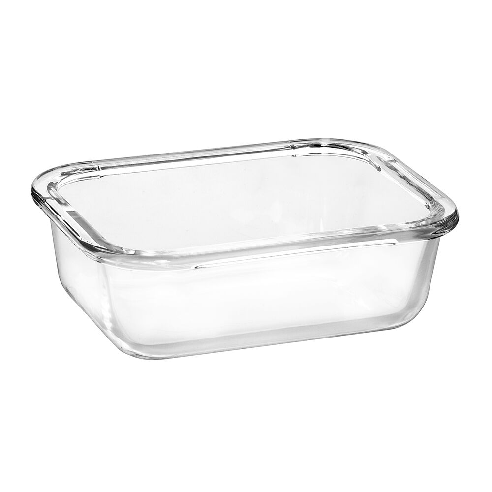 矩形钢化玻璃食品容器（13盎司，22盎司，35盎司，51盎司）