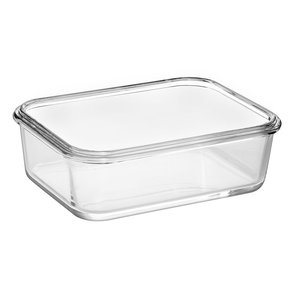 矩形钢化玻璃食品容器（13盎司，22盎司，35盎司，51盎司）