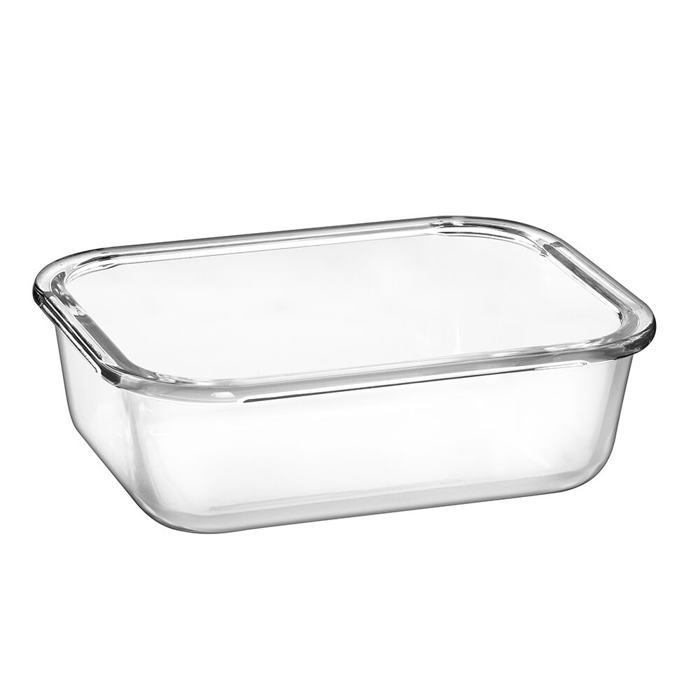 长方形钢化玻璃食品容器(13oz, 22oz, 35oz, 51oz)