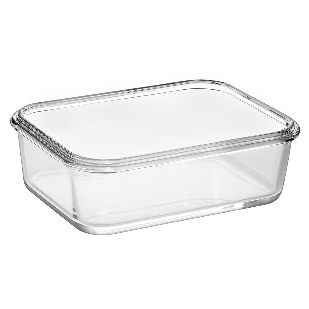 长方形钢化玻璃食品容器(13oz, 22oz, 35oz, 51oz)