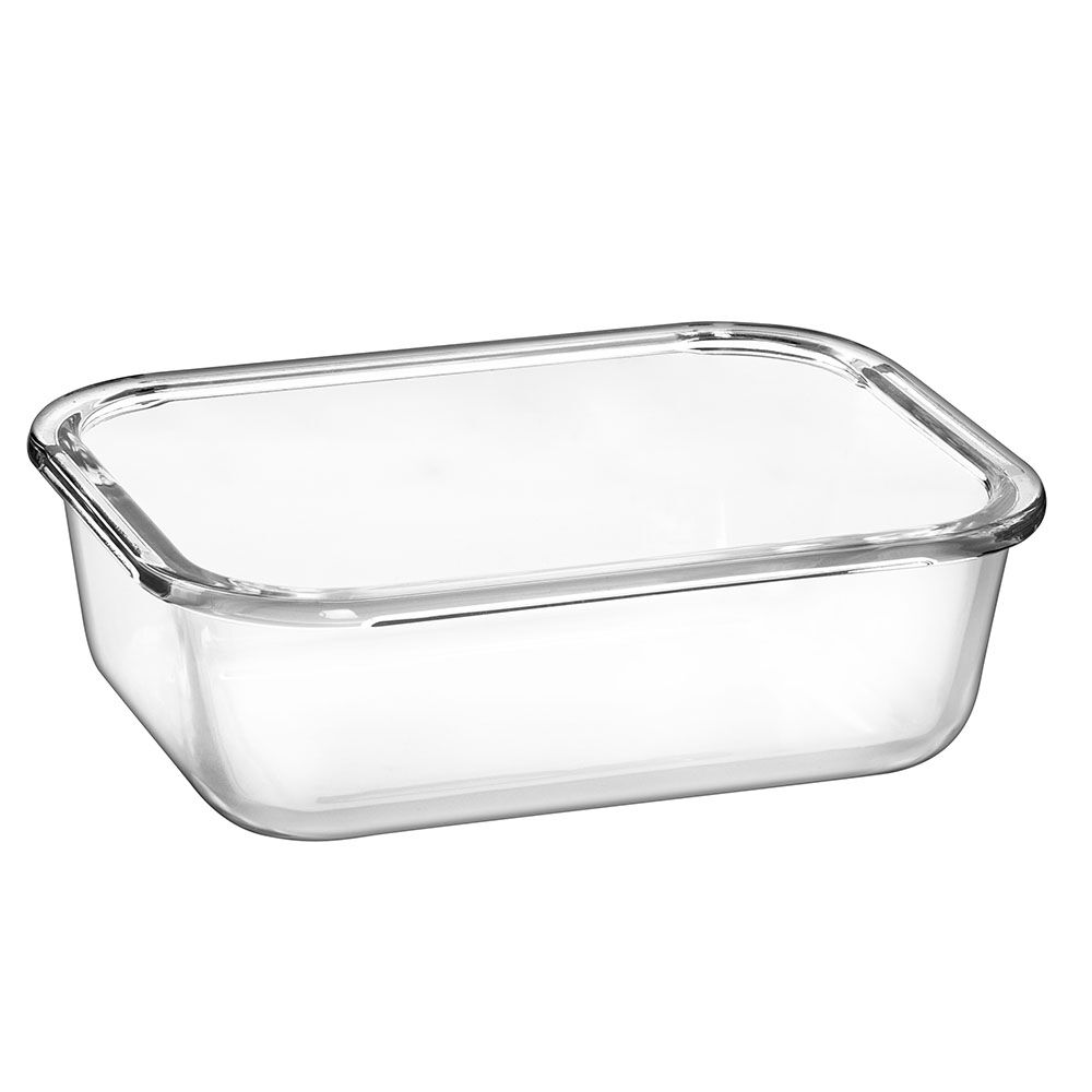 长方形钢化玻璃食品容器(13oz, 22oz, 35oz, 51oz)