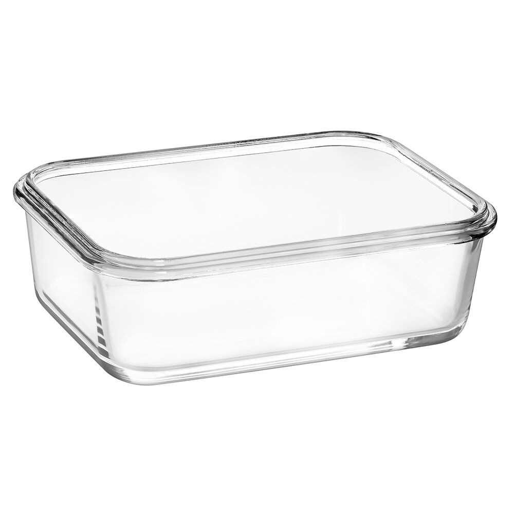 长方形钢化玻璃食品容器(13oz, 22oz, 35oz, 51oz)