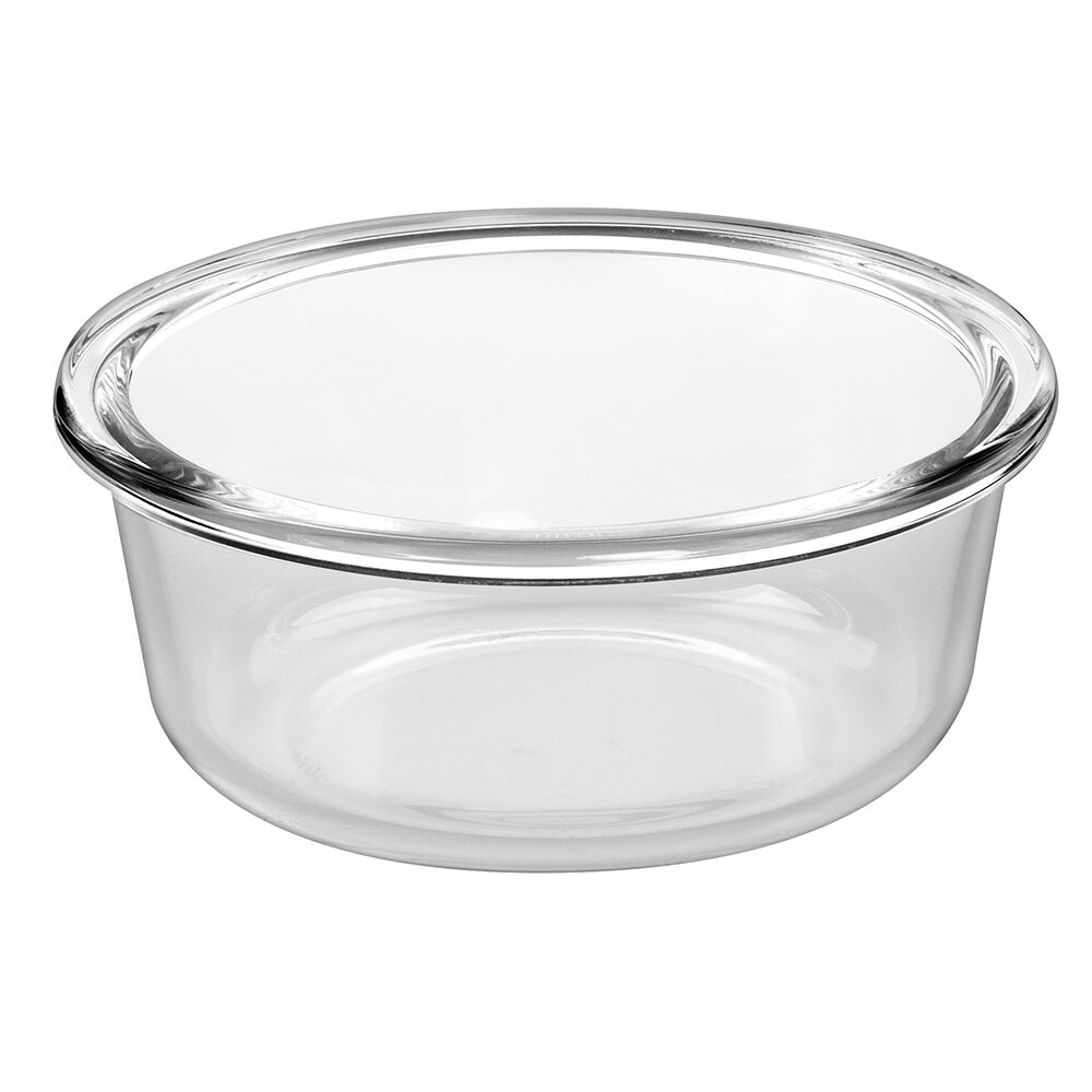 圆形钢化玻璃食品容器(7oz, 14oz, 21oz, 32oz)