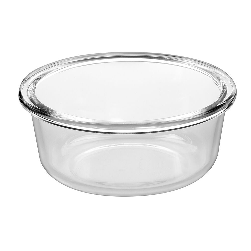 圆形钢化玻璃食品容器(7oz, 14oz, 21oz, 32oz)