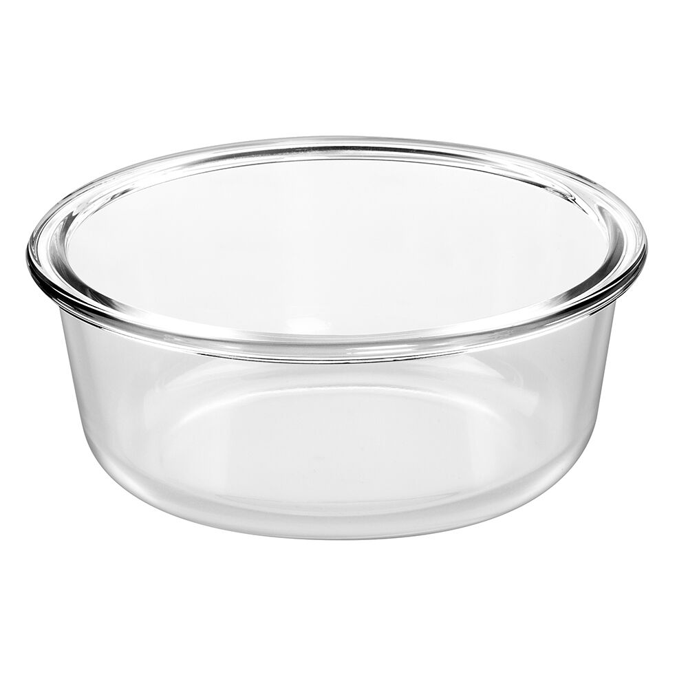 圆形钢化玻璃食品容器(7oz, 14oz, 21oz, 32oz)