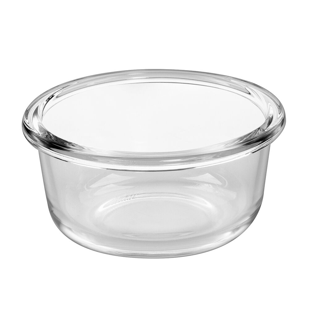 圆形钢化玻璃食品容器(7oz, 14oz, 21oz, 32oz)