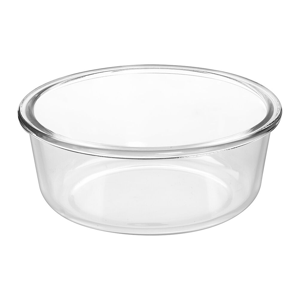 圆形钢化玻璃食品容器(7oz, 14oz, 21oz, 32oz)