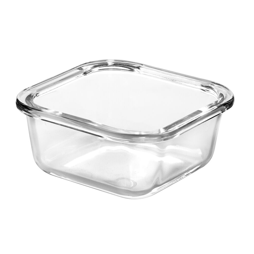 方形钢化玻璃食品容器(11oz, 18oz, 27oz)