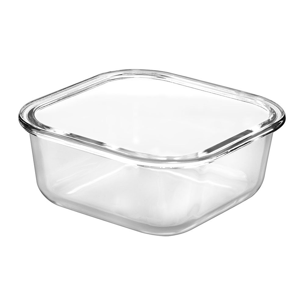 方形钢化玻璃食品容器(11oz, 18oz, 27oz)