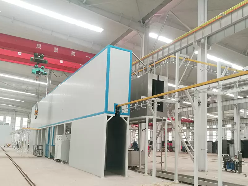 普通粉末喷涂流水线