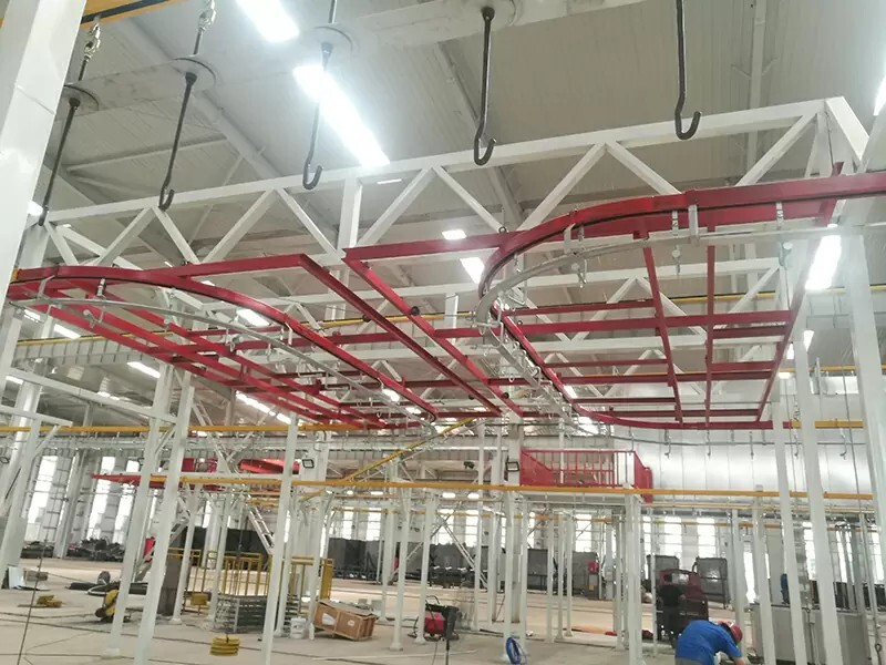 普通粉末喷涂流水线