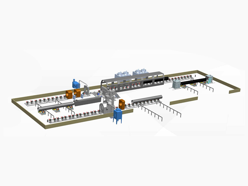 3pe 防腐钢管生产线