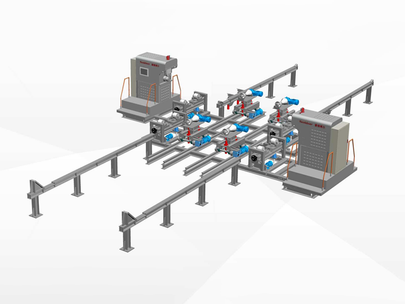 大管径钢管压槽生产线