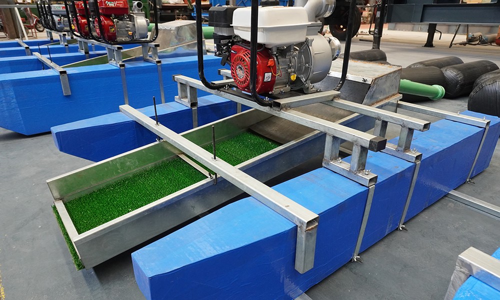 微型虹吸淘金船