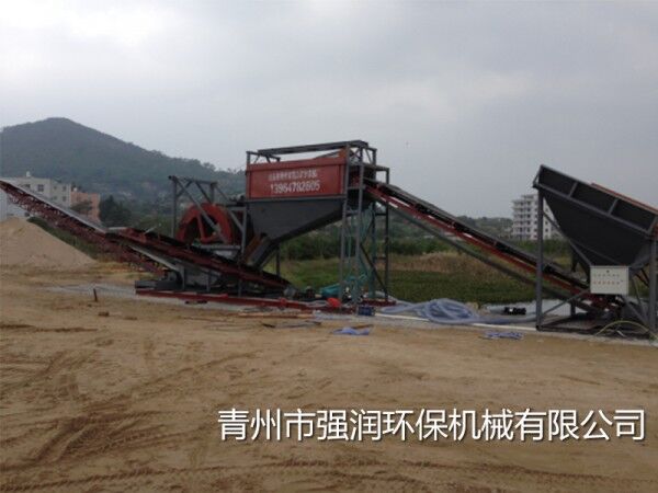 福建宁德水洗沙现场