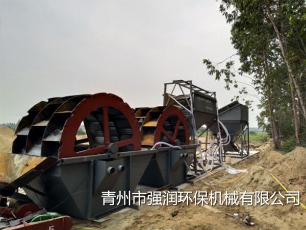 海南省儋州市光村镇水洗沙现场