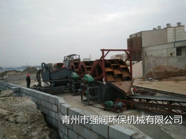 湖南荆门水洗沙现场