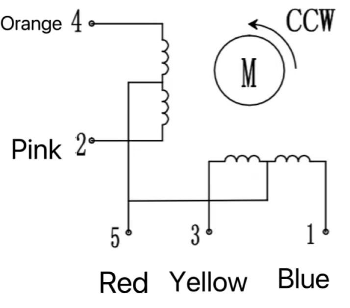wiring diagram of 30byj46 stepper motor wiring diagram of 30byj46 stepper motor