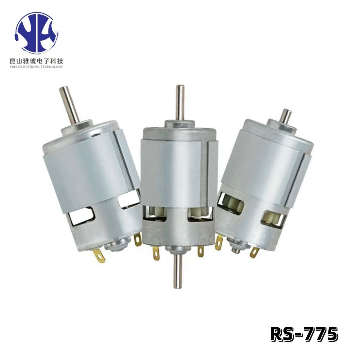 RS775 带碳刷的高速滚珠轴承直流电机 6V/12V/24V 机器人电机,风扇电机 RS775 带碳刷的高速滚珠轴承直流电机 6V/12V/24V 机器人电机,风扇电机