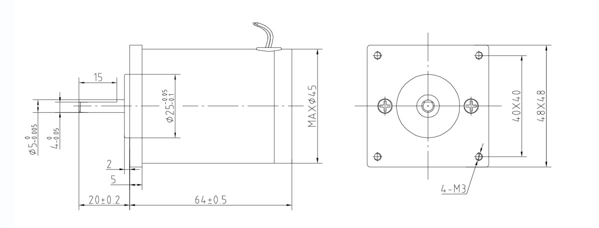 drawing of workshop of package of DC Gear Motor