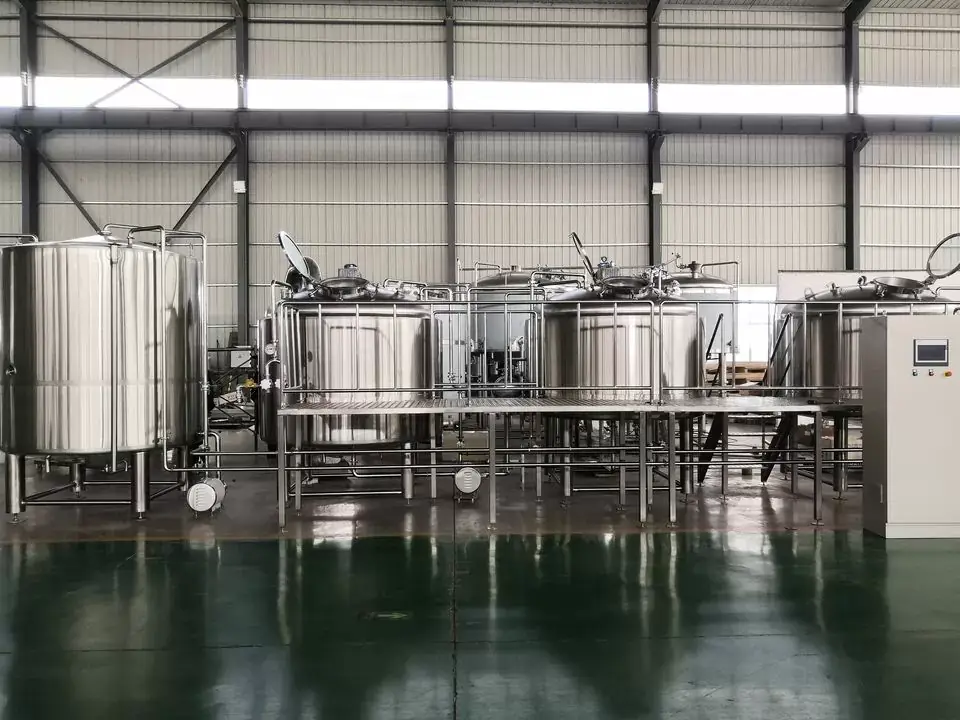 2000L complete brewery equipment