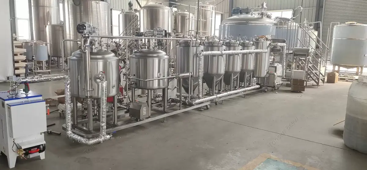 All-in-one 100L 200L Micro Home Beer Brewery Equipment