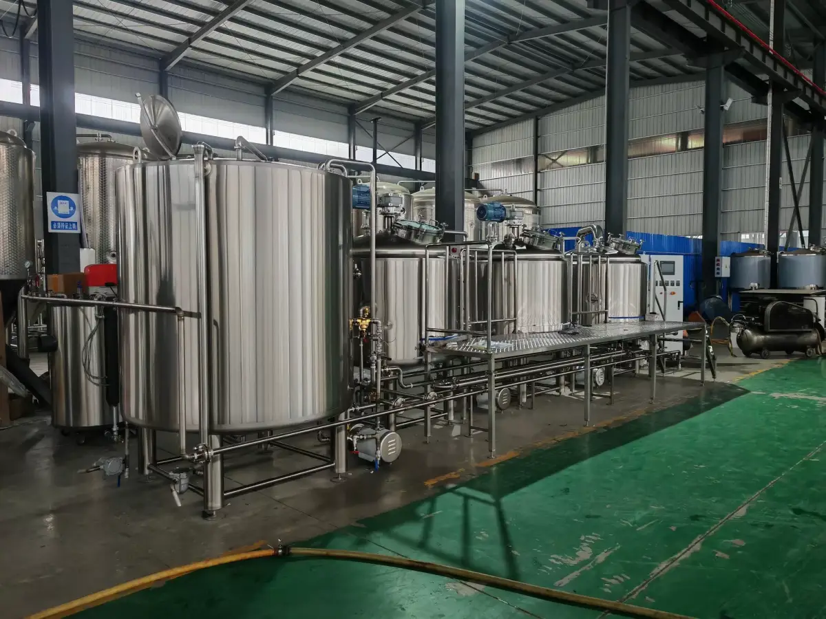 3 vessels brewhouse system