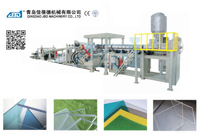 Линия по производству прозрачных листов PC Solid, PMMA, PS, MS