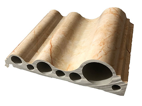 Линия по производству профилей из искусственного мрамора из ПВХ