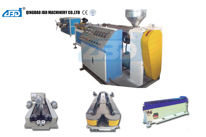 Линия по производству одностенных/двухстенных гофрированных труб из ПЭ/ПВХ