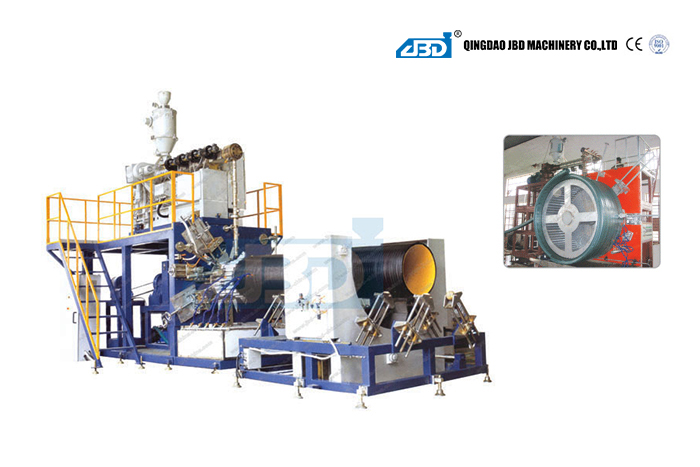 Линия по производству намоточных труб большого диаметра из полиэтилена высокой плотности