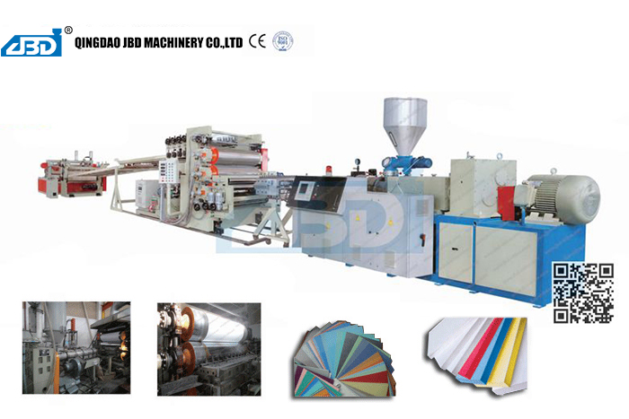 Моно- или многослойный лист ПВХ, Линия по производству вспененного листа